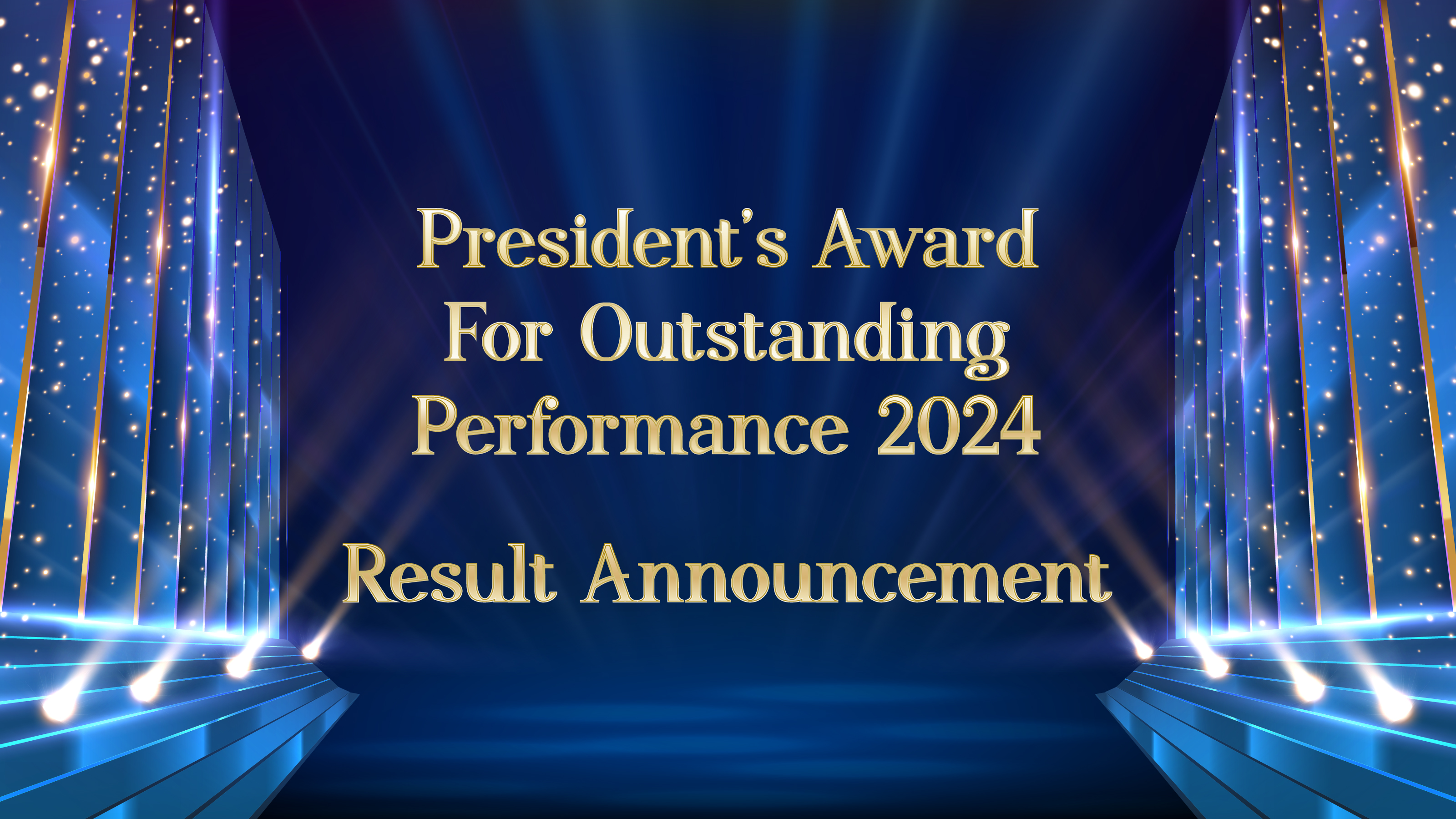 Result Announcement: President's Award